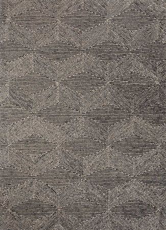 Alfombra de lana - 240 x 150 cm - gris oscuro