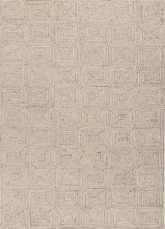 Tapis en laine - 240 x 150 cm - beige clair