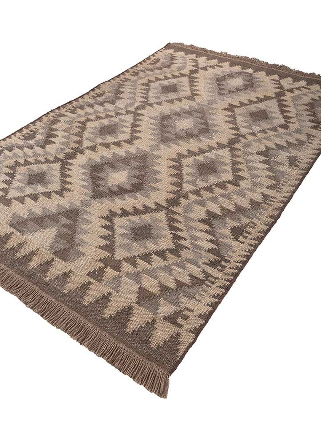 Wollteppich - 240 x 150 cm - beige