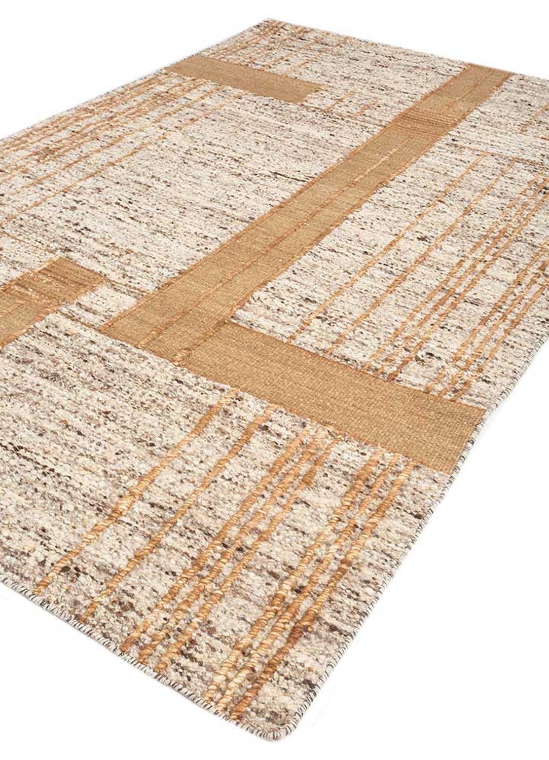 Wollteppich - 270 x 180 cm - beige