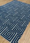 Tapis en laine - 240 x 150 cm - bleu