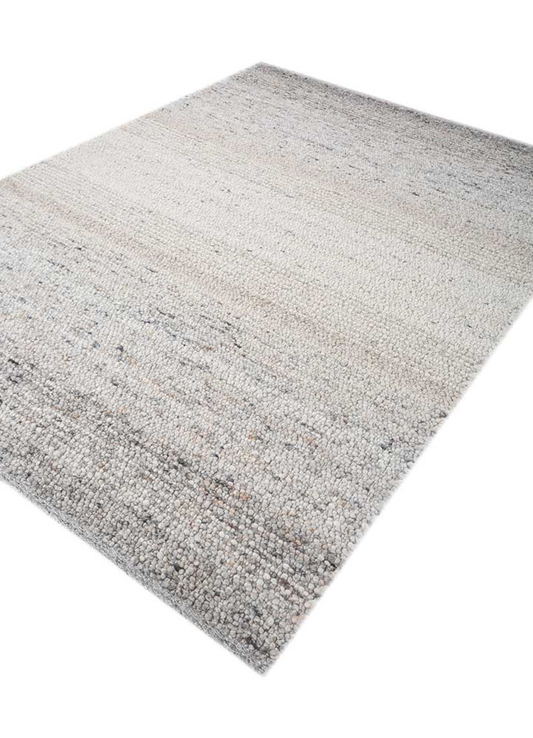 Alfombra de lana - 240 x 180 cm - gris claro