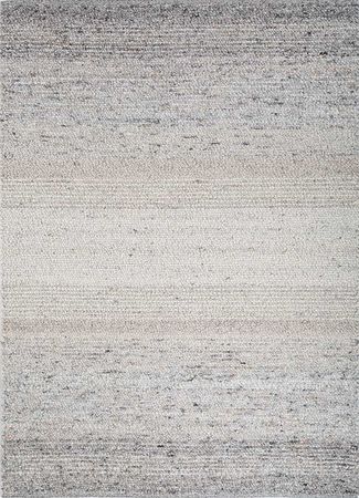 Alfombra de lana - 240 x 180 cm - gris claro