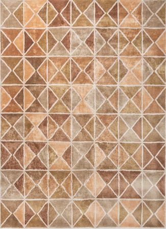 Designer Teppich quadratisch  - 225 x 225 cm - mehrfarbig