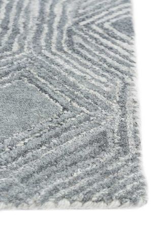 Dywan wełniany - 240 x 150 cm - jasnoszary