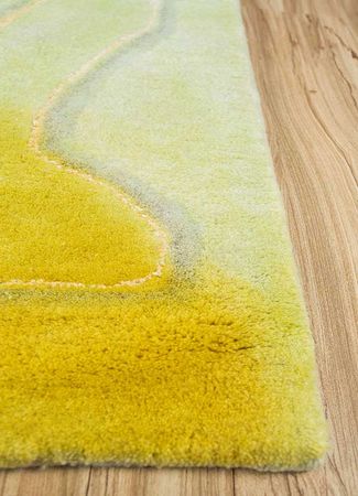 Tapete de lã - 270 x 180 cm - verde