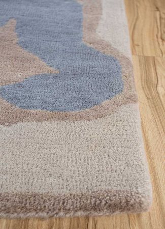 Wollen tapijt - 90 x 60 cm - veelkleurig