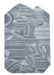 Tapis en laine originale  - 270 x 180 cm - gris