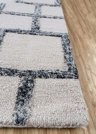 Tapete de lã - 240 x 150 cm - creme