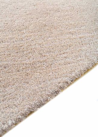 Vlněný koberec kulatý  - 240 x 240 cm - zlatá