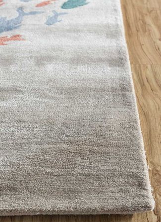 Wool Rug - 240 x 150 cm - silver