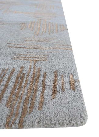 Wollen tapijt - 198 x 138 cm - grijs