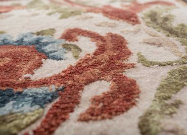 Tapete de lã - 270 x 180 cm - creme