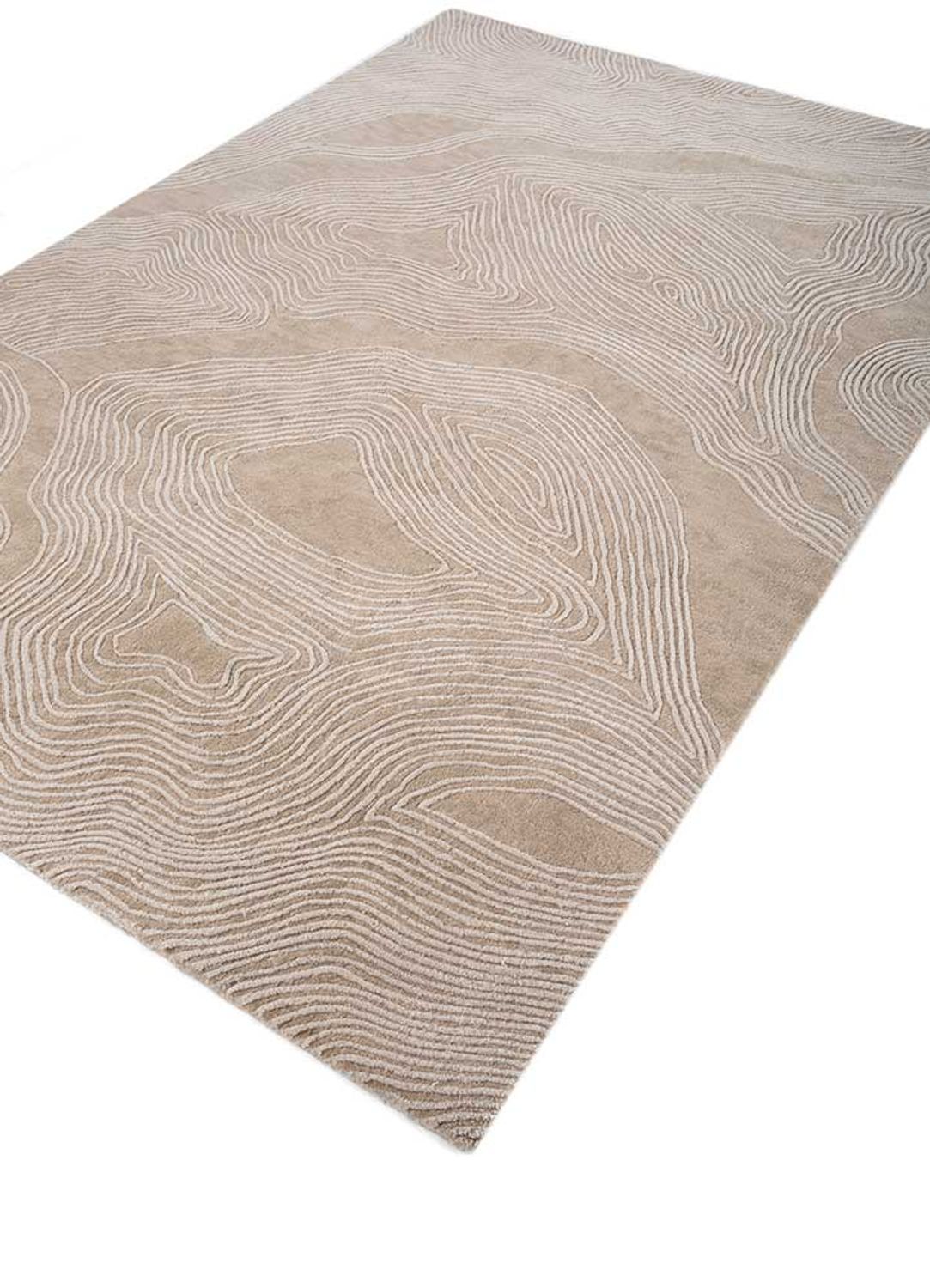 Tapis en laine - 240 x 150 cm - crème