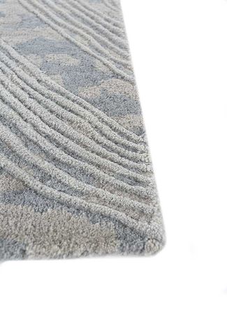 Wool Rug - 240 x 150 cm - light grey
