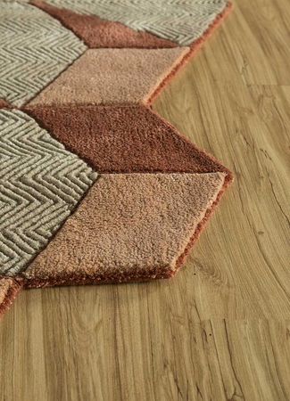 Ullmatta särskild form  - 140 x 195 cm - mintgrön