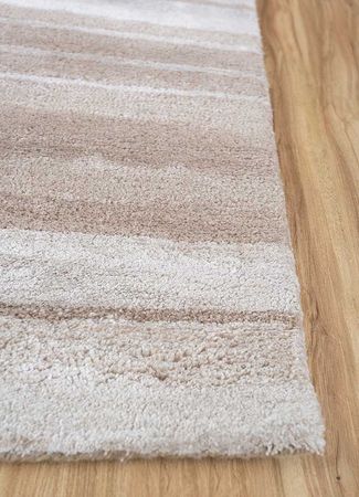 Dywan wełniany - 270 x 180 cm - brązowy