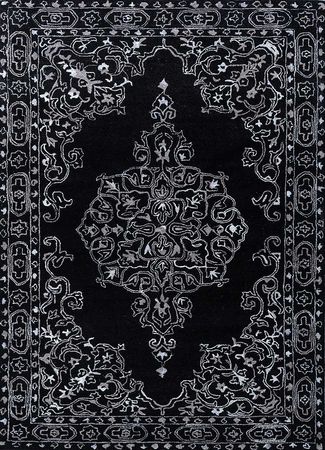 Tapis en laine - 240 x 150 cm - anthracite