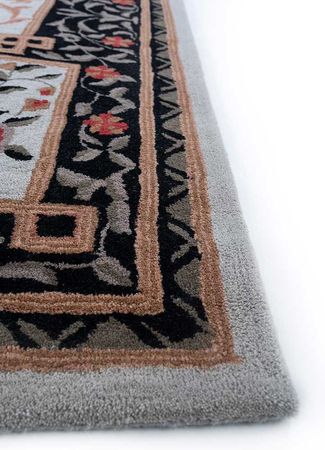 Dywan wełniany - 270 x 180 cm - wielokolorowy