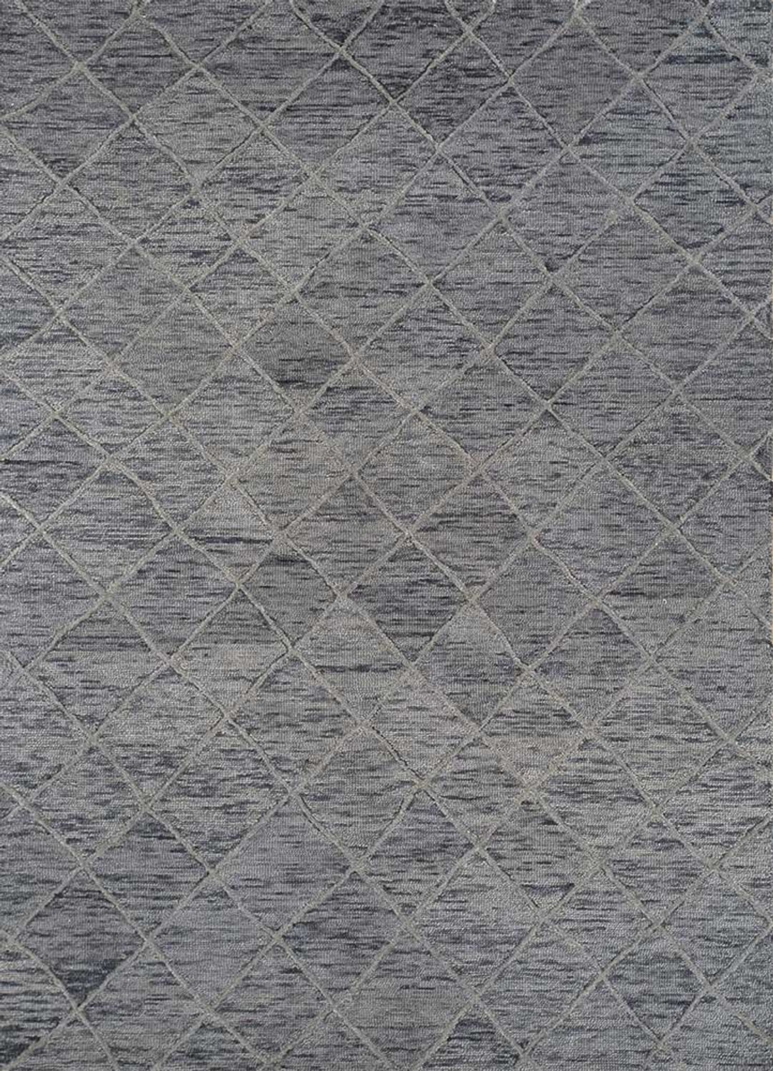 Alfombra de lana - 240 x 150 cm - gris