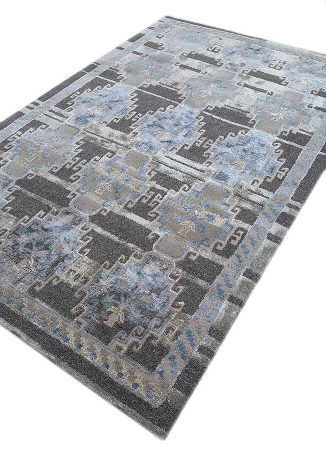 Tapis en laine - 240 x 150 cm - gris