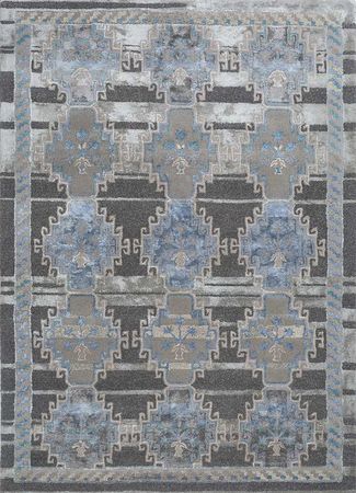 Alfombra de lana - 240 x 150 cm - gris