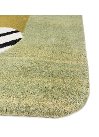 Tapete de lã forma especial  - 180 x 120 cm - multicolorido
