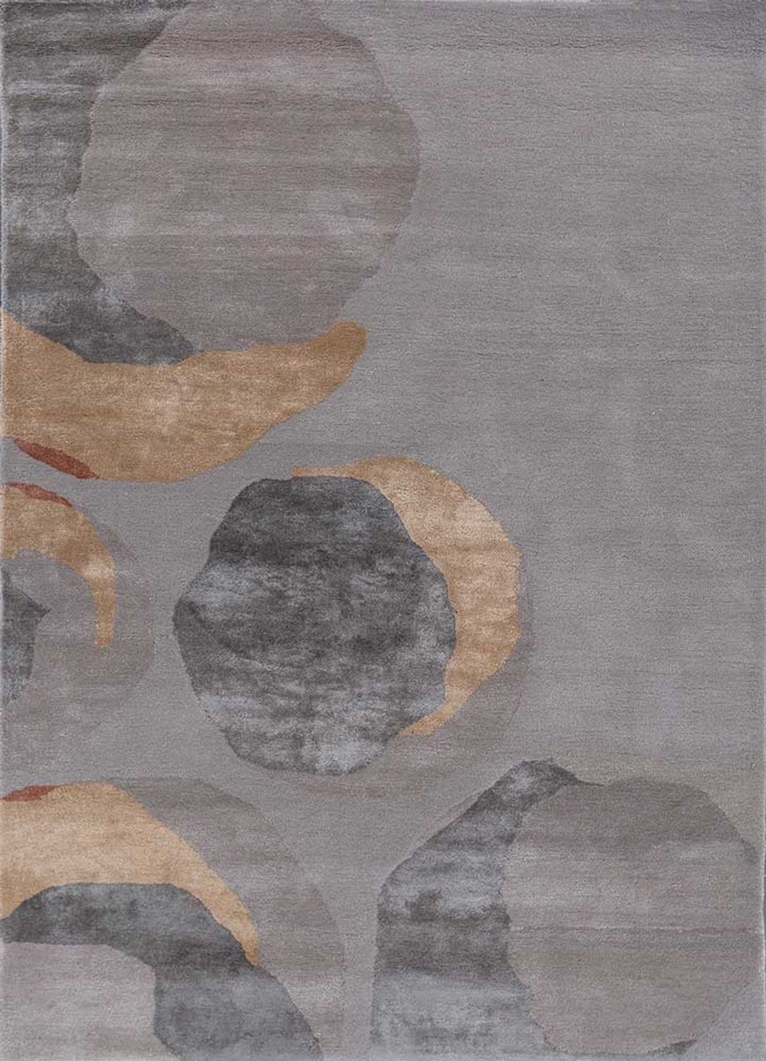 Alfombra de lana - 240 x 150 cm - gris