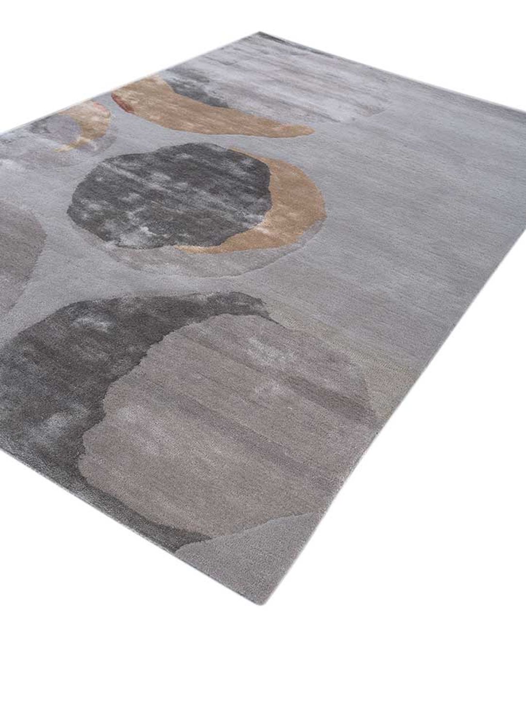 Alfombra de lana - 240 x 150 cm - gris