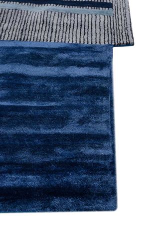 Wollen tapijt speciale vorm  - 240 x 150 cm - veelkleurig