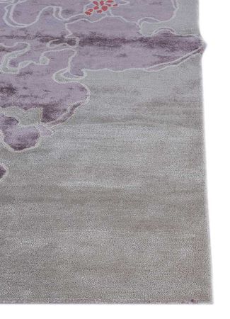 Designer Rug other shape  - 240 x 150 cm - purple