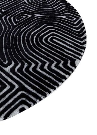 Koberec kulatý  - 180 x 180 cm - šedá