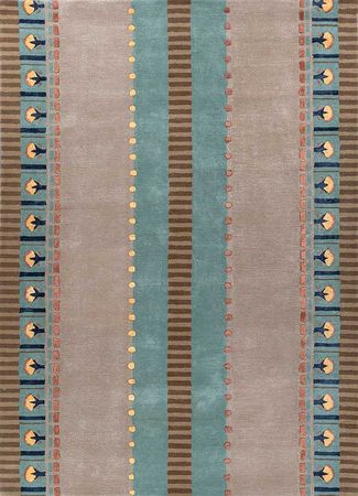 Tapis en laine - 270 x 180 cm - bleu