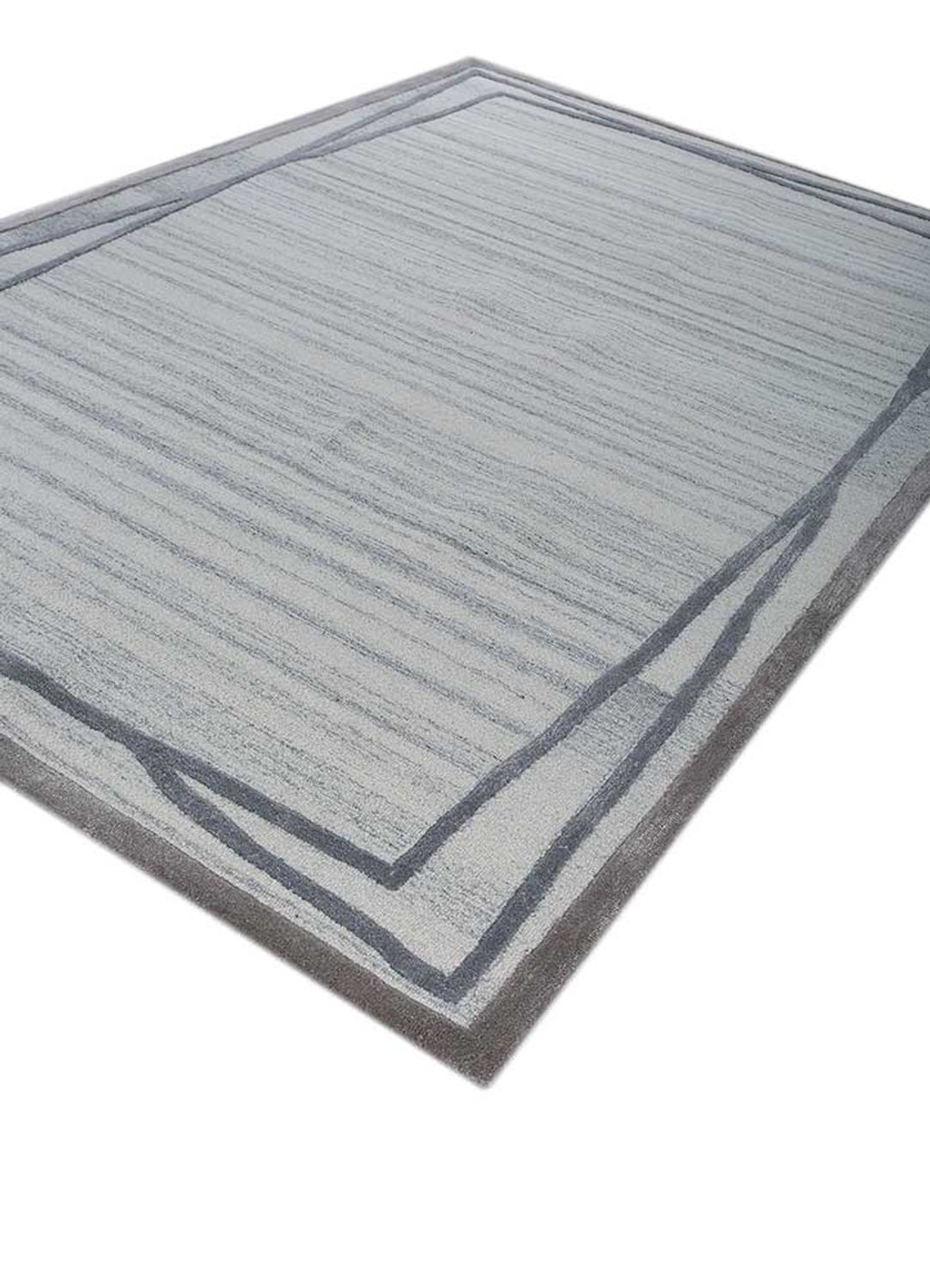 Tapis en laine - 270 x 180 cm - gris