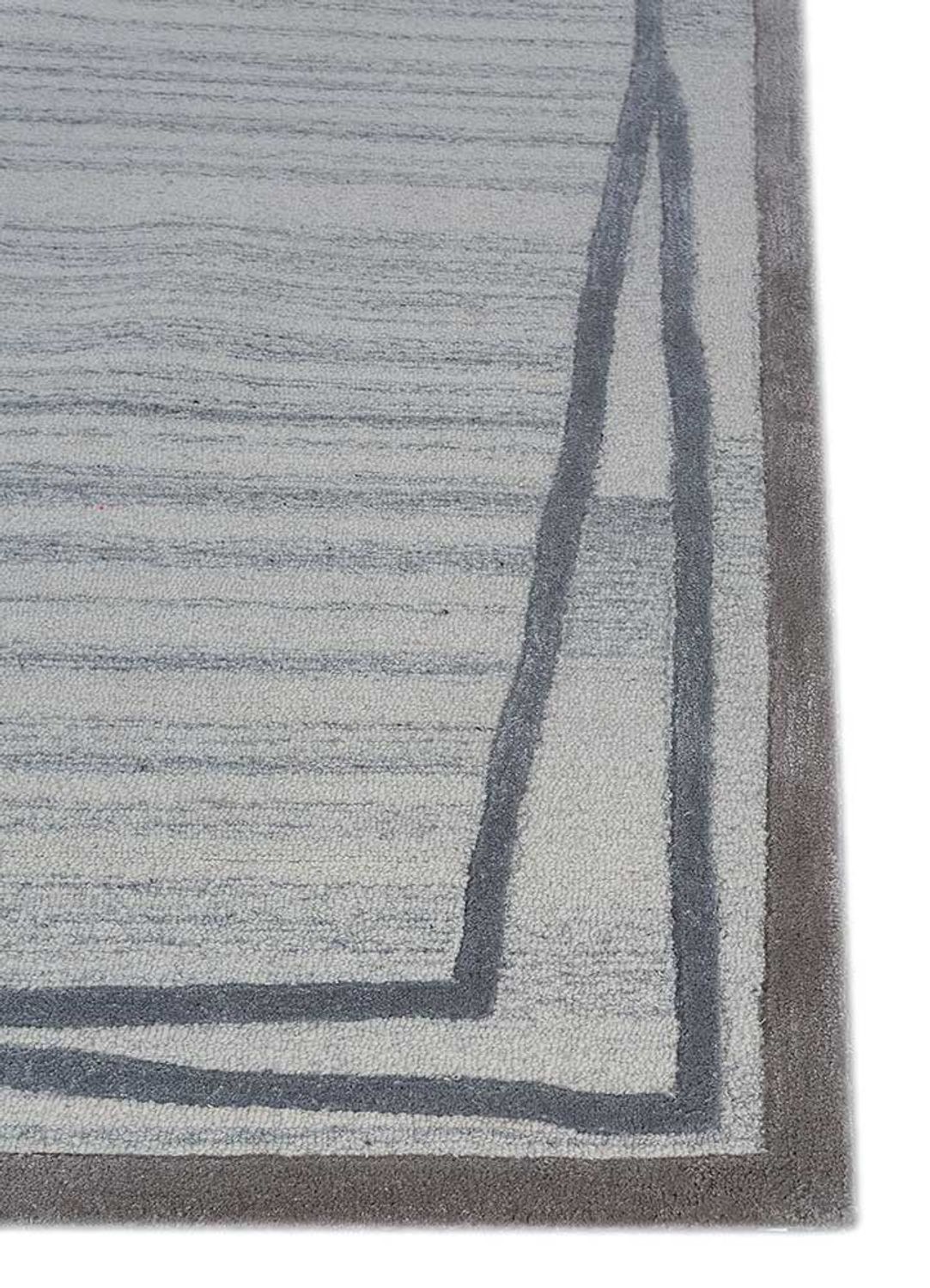 Tapis en laine - 270 x 180 cm - gris