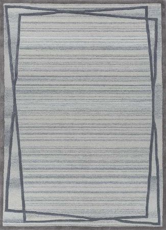 Alfombra de lana - 270 x 180 cm - gris