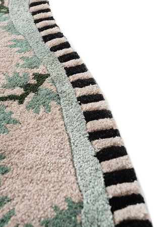 Barnens matta särskild form  - 143 x 90 cm - grön