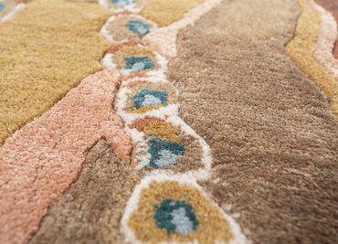 Dywan dla dzieci kształt specjalny  - 153 x 90 cm - kremowy