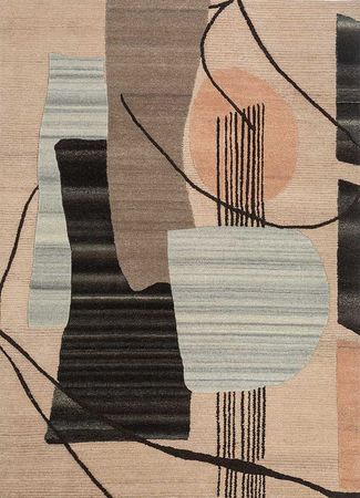 Wollteppich - 270 x 180 cm - beige