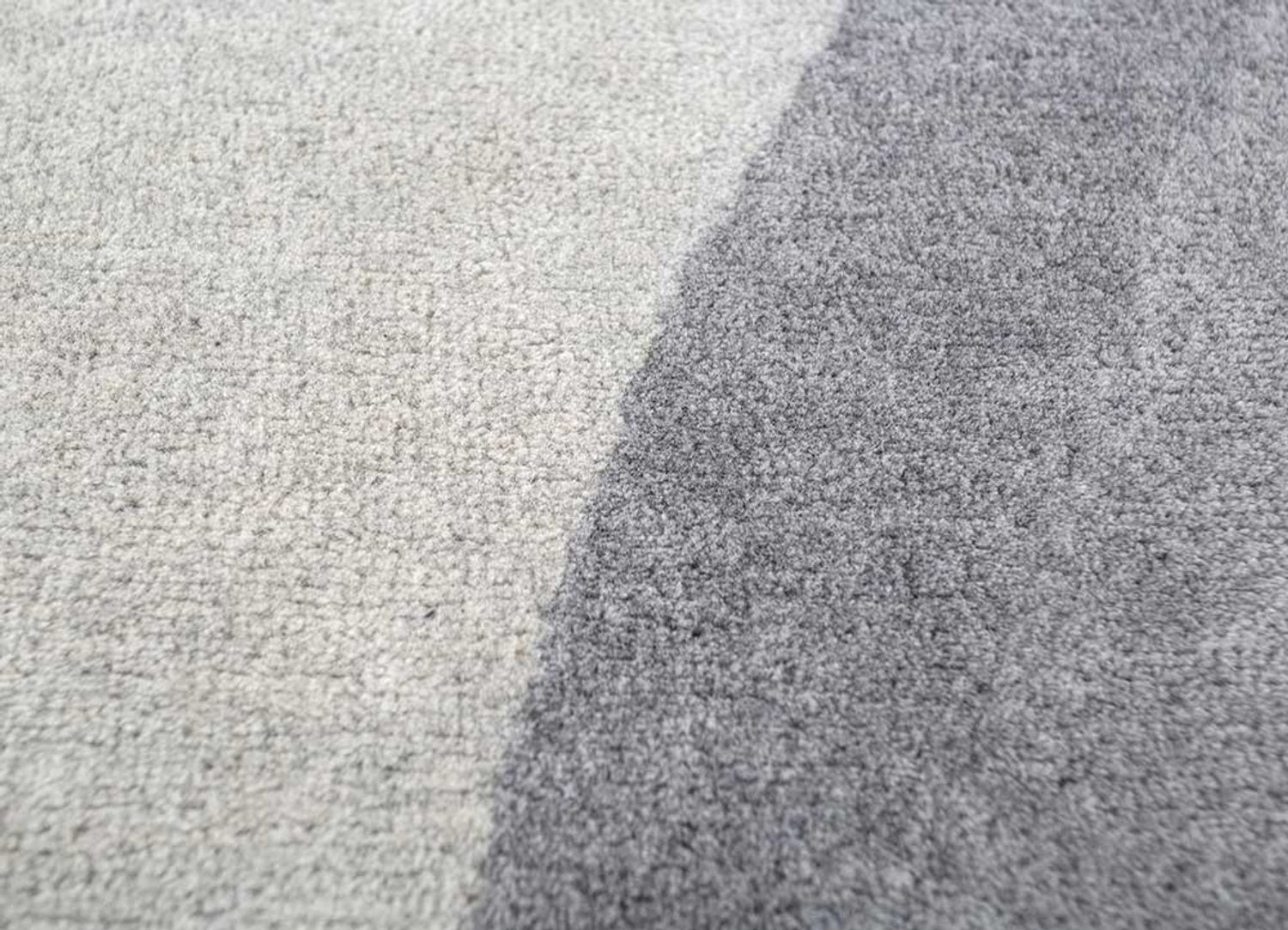 Alfombra de lana forma especial  - 190 x 180 cm - gris