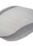 Tapis en laine originale  - 190 x 180 cm - gris