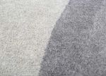 Tapis en laine originale  - 190 x 180 cm - gris