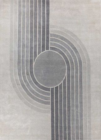 Alfombra de lana - 240 x 150 cm - gris