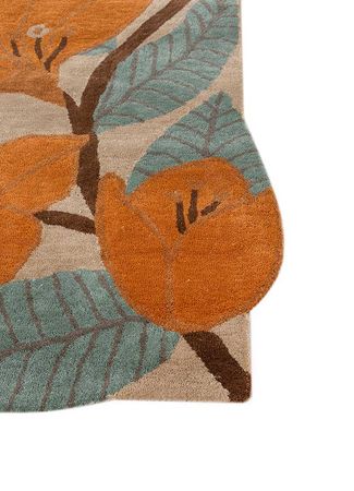 Ullteppe spesiell form  - 270 x 180 cm - gull