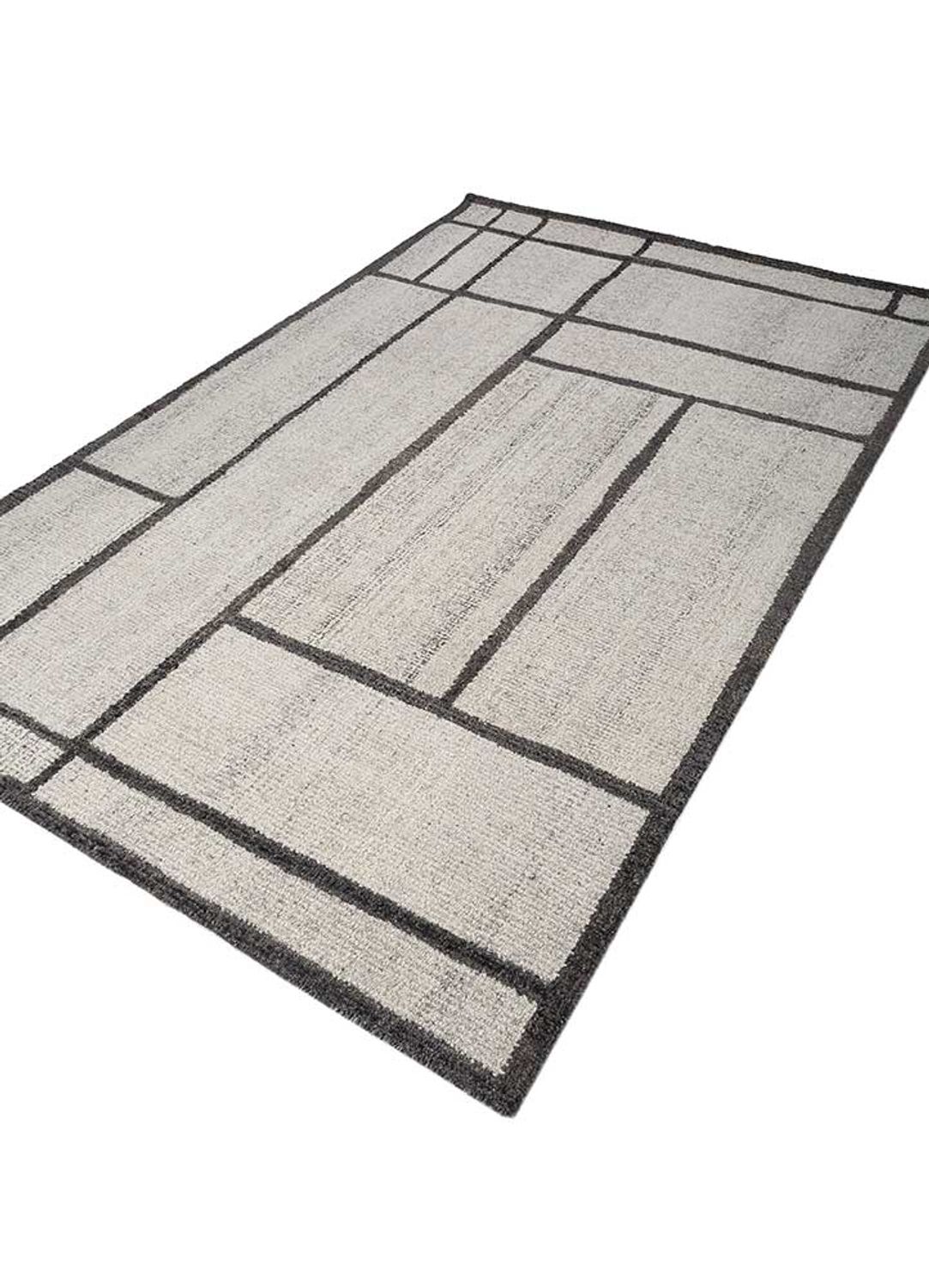 Alfombra de lana - 240 x 150 cm - crema