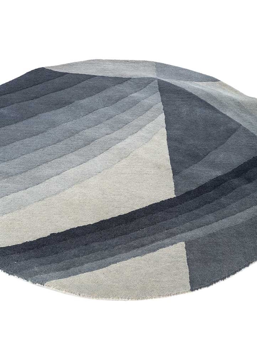 Wollen tapijt rond  - 150 x 150 cm - veelkleurig