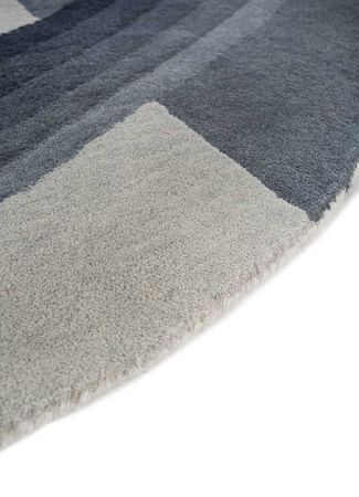 Vlněný koberec kulatý  - 150 x 150 cm - vícebarevné