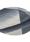 Wool Rug round  - 150 x 150 cm - multicolored