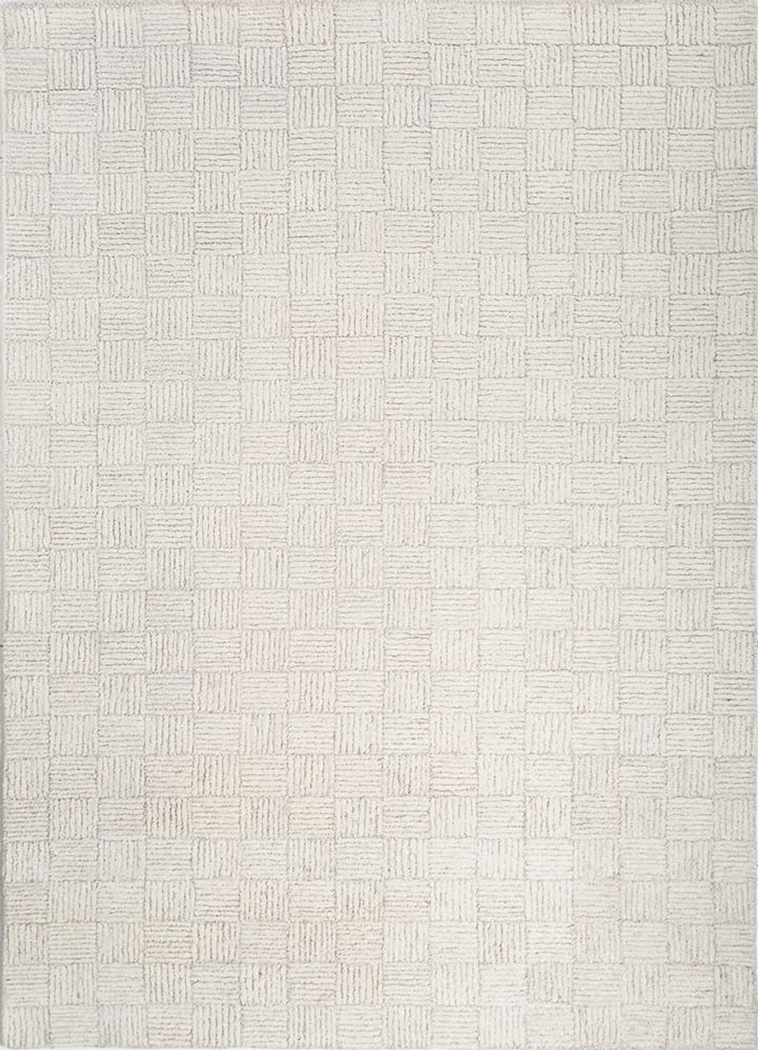 Wollen tapijt - 240 x 150 cm - crème