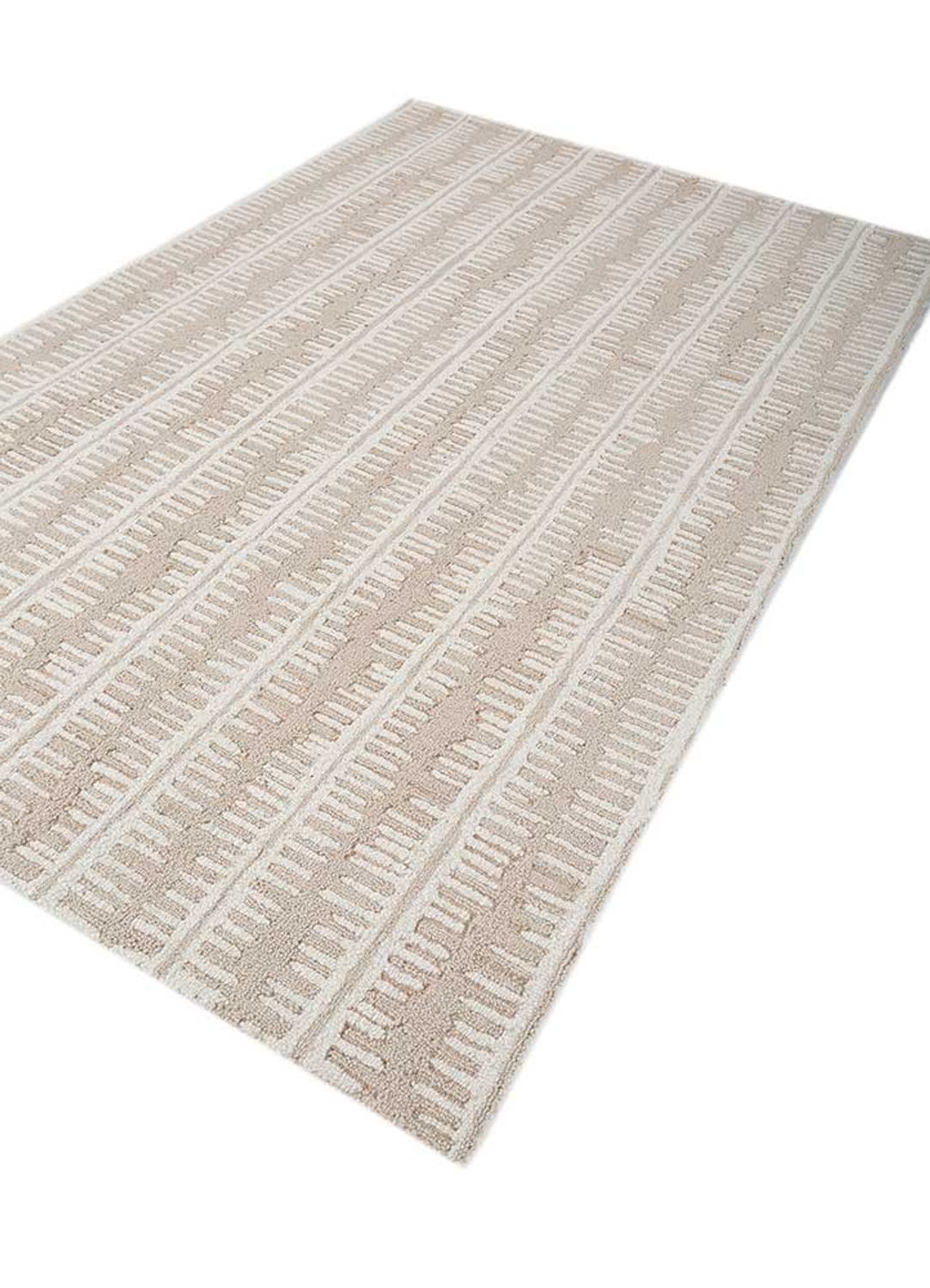 Alfombra de lana - 240 x 150 cm - crema